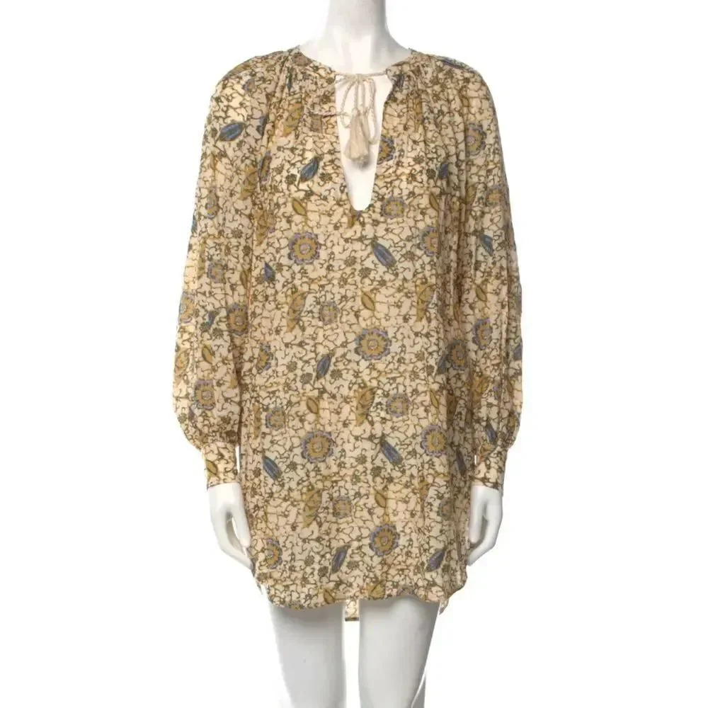 Ulla Johnson Citrus Print Shirt Dress – Swim Cover-Up, Spring/Summer 2022, Sz S